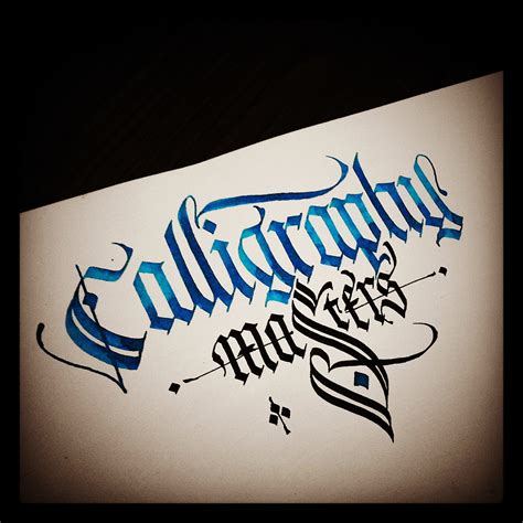 Gothic Calligraphy&Lettering on Behance