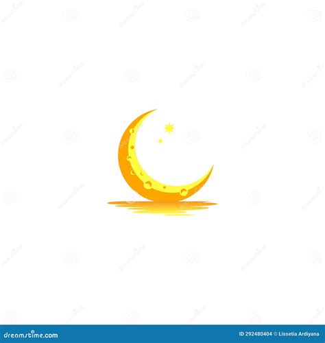 Crescent Moon Isolated Vector Graphics Stock Vector - Illustration of ...