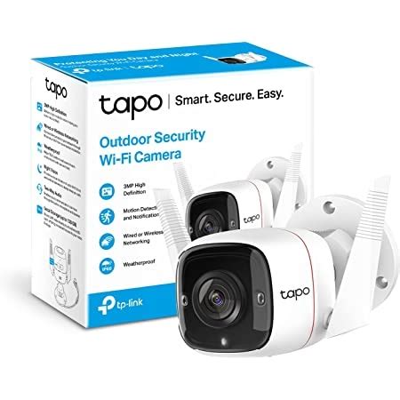 TP-LINK (TAPO C310) TAPO SMART WIFI OUTDOOR SECURITY CAMERA, NIGHT ...