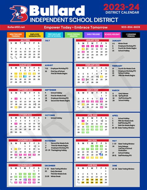 Bullard ISD seeks community input on proposed 2023-2024 District Calendar | News Details