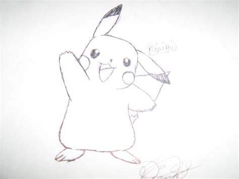 Old Pikachu Drawing by Dark-Infernape on DeviantArt