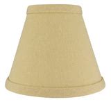 Beige Linen 5 Inch Clip On Chandelier Lamp Shade 3x5x4.25 – UpgradeLights.com