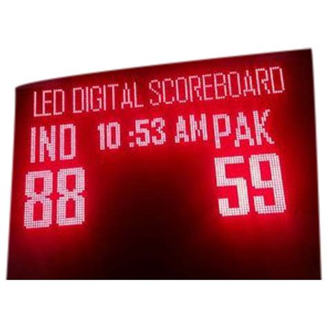 Scoreboard LED Display Board at Rs 2500/square feet | LED Scoreboard in ...