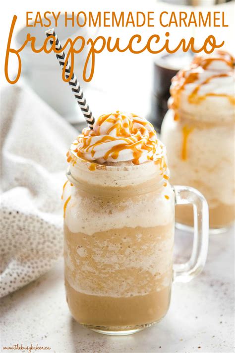 Easy Homemade Caramel Frappuccino | Recipe | Homemade caramel, Caramel frappuccino, Frappuccino ...