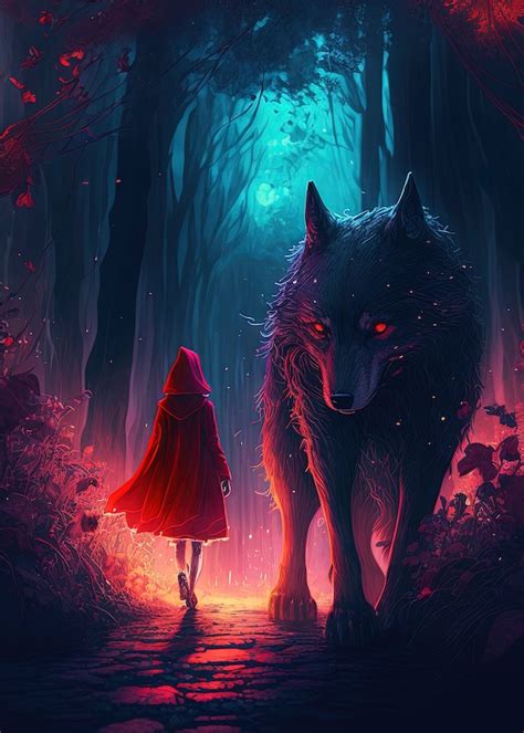 Little Red Riding Hood And The Wolf