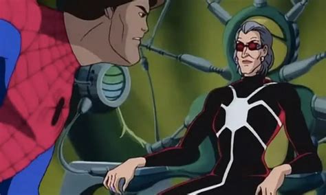 Spider-Man and Madame Web from the animated series