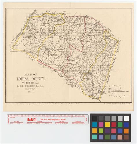 Preliminary map of Louisa County, Virginia. - The Portal to Texas History