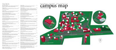 "Campus Map 2022" by Sacred Heart University