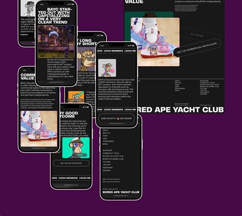 Bored Ape Yacht Club — website redesign :: Behance