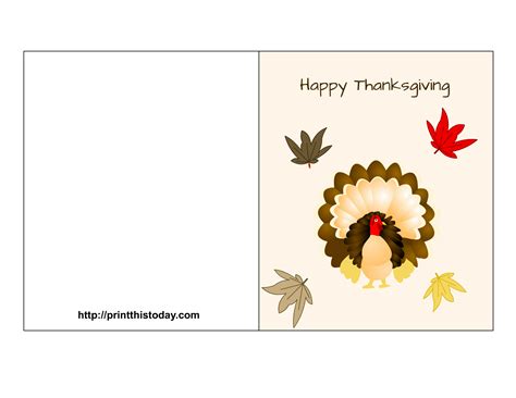 Free Printable Thanksgiving Greeting Cards