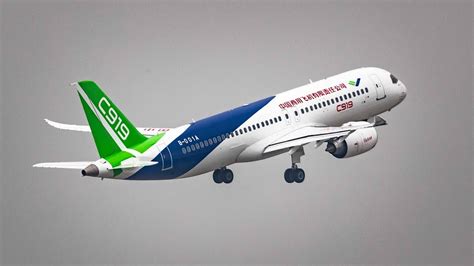 A look at the C919, China’s first homegrown passenger jet - YouTube