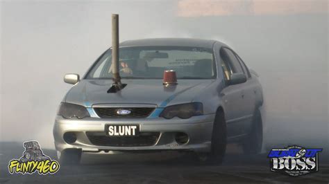 BA XR6 FALCON "SLUNT" AT BURNOUT BOSS - YouTube