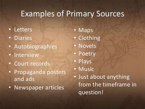 Primary vs Secondary Sources