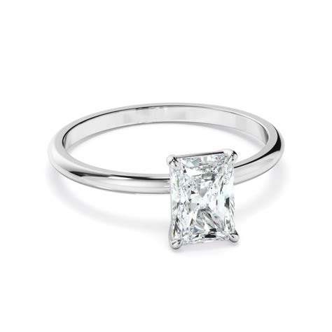 Radiant Cut Diamond Solitaire Engagement Ring