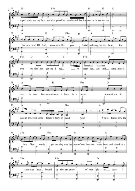 Piano Songs, Piano Sheet Music, Someone Like You Piano, Adele, Song ...