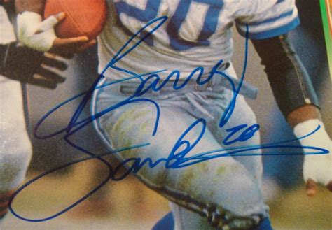 Barry Sanders | PSA AutographFacts℠