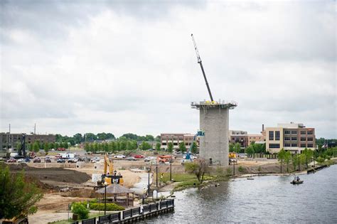 Section of Bay City Riverwalk detoured due to Uptown construction ...