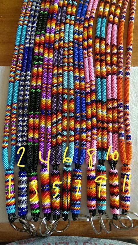 Beaded lanyards More | Beaded lanyards, Peyote stitch beading, Bead loom patterns