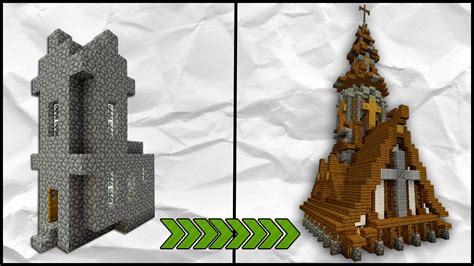 Minecraft Medieval Church Tower