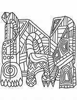 Abstract Doodle coloring Page  ColouringPages sketch template