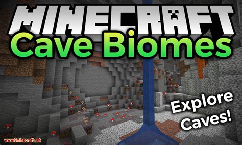 Cave Biomes Mod 1.16.5/1.15.2 (Exploring Cave More Fun) - 9Minecraft.Net