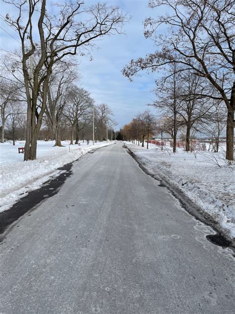 Toronto Island in winter | Biking in a Big City