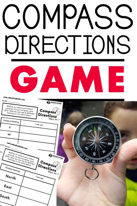 Compass Directions Outdoor Game | Cub scout activities, Scout ...