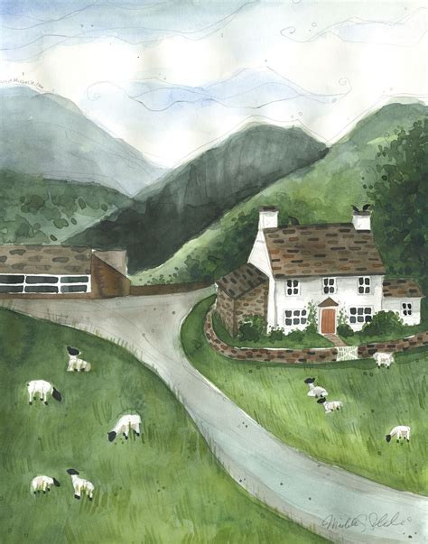 The Art of Michelle: Landscape 2: An Irish Cottage