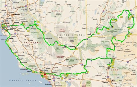 Road Map Of California Nevada And Arizona - Free Printable Maps