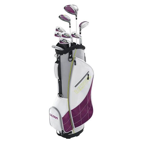 Wilson Ultra Womens Right Handed Super Long Golf Club Set with Cart Bag, Plum | Walmart Canada