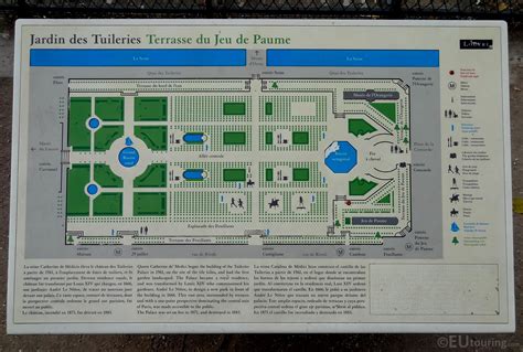 Map of attractions and photos inside Tuileries Gardens in Paris - Page 1