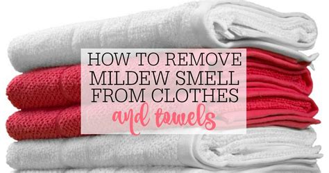 How To Remove Mildew Smell From Clothes and Towels - Frugally Blonde