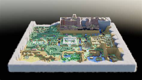 The Legend Of Zelda A Link To The Past World Map Model - TurboSquid 1858751