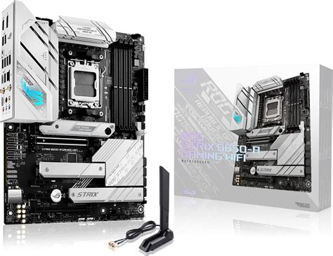 ASUS ROG Strix B650-A Gaming WiFi AMD Ryzen AM5 ATX motherboard, 12 + 2 power stages, DDR5 ...