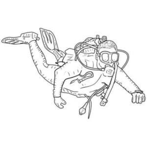 Scuba Diving Coloring Pages Printable for Free Download