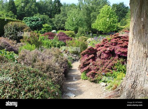 Gardens at emmetts garden National trust Stock Photo - Alamy