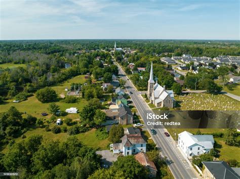 Aerial View Of Kemptville Ontario Canada Stock Photo - Download Image Now - Ontario - Canada ...