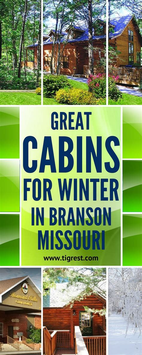 Why branson missouri cabins are great in winter – Artofit