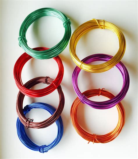 Aluminium Wire Coloured - Cavalier Art Supplies