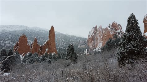 Winter Wonderland: Garden of the Gods in Colorado Springs