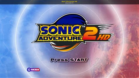 New Title Screen HD [Sonic Adventure 2] [Mods]