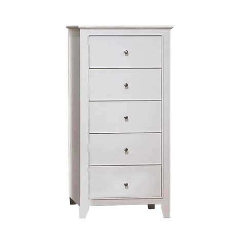 5-Drawer Chest White - Walmart.com - Walmart.com