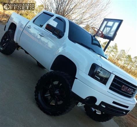 2008 GMC Sierra 1500 KMC Km651 McGaughys Lifted >9" | Custom Offsets