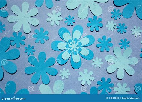 Blue Floral pattern stock image. Image of funky, blue - 14350225