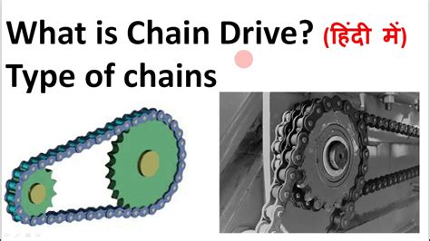 Chain drive / Types of chains / Chain drive in Hindi / Chain / Chain drive mechanism / Drive ...