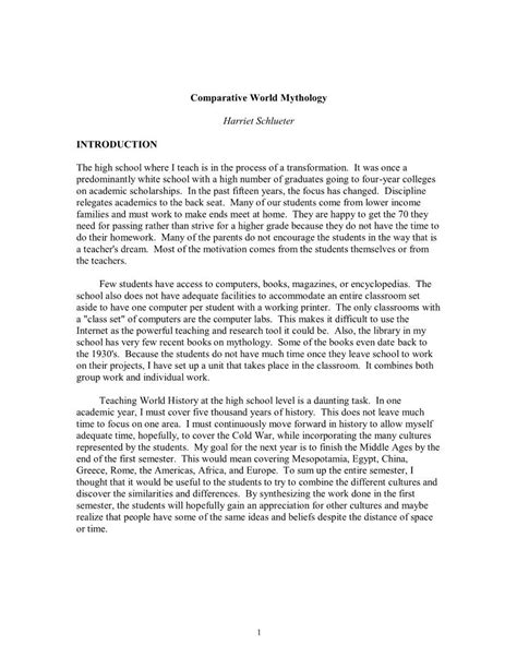 Comparative World Mythology - DocsLib