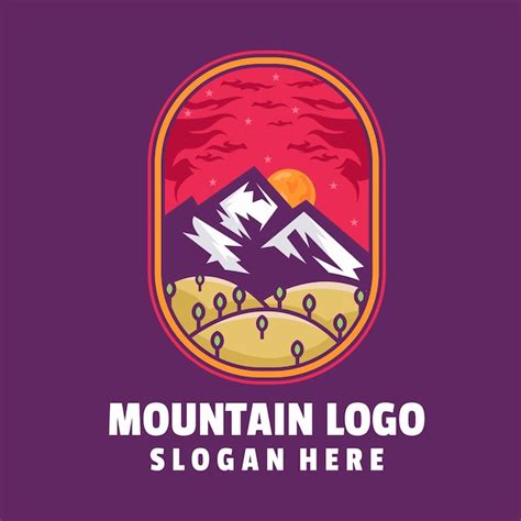 Premium Vector | Mountain logo vector