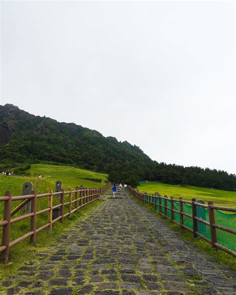 Hiking and Jeju Women Divers at Seongsan Ilchulbong Peak — emieyes