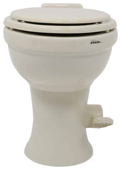 Dometic 320 Full-Timer RV Toilet - Standard Height - Elongated Bowl - Tan Ceramic Dometic RV ...