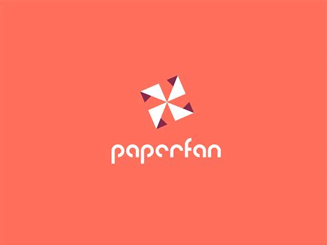 Logo Design - Paperfan by Kavya on Dribbble